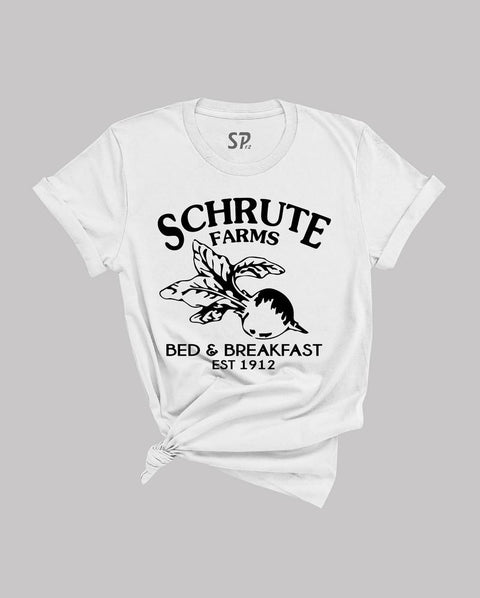 Schrute Farms Shirt The Office Funny T-Shirt Dwight Dundee bed and breakfast est 1912