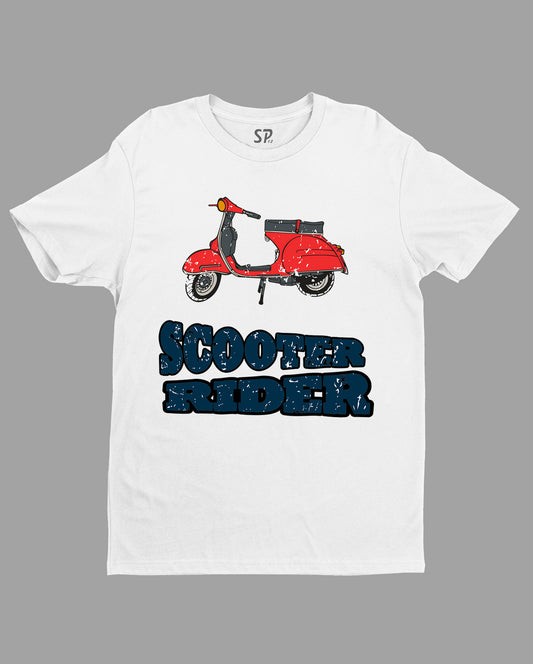 Scooter Rider Character Vintage Distressed Hobby T shirt