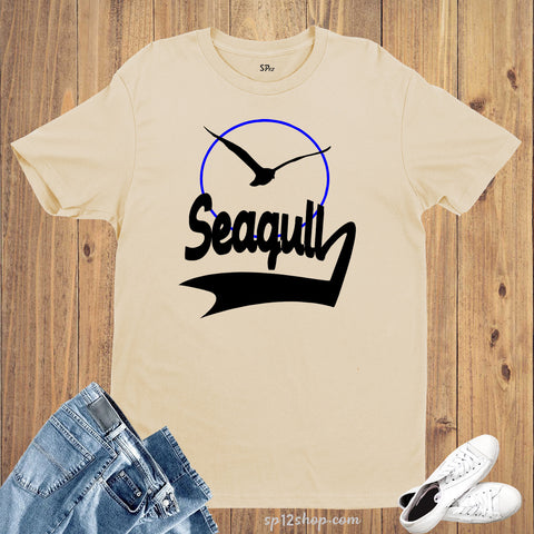 Seagulls Bird Logo Football Sports Holiday Banner Graphic T shirt