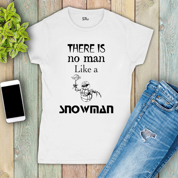 Seasonal Women T Shirt Snowman Horrid Ball tshirts tee
