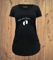 See You Soon Maternity T Shirt