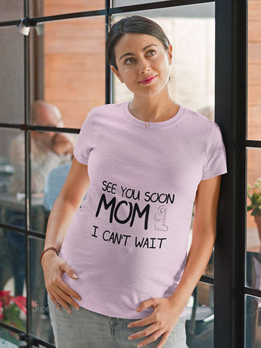 See You Soon Mom Pregnancy T Shirts