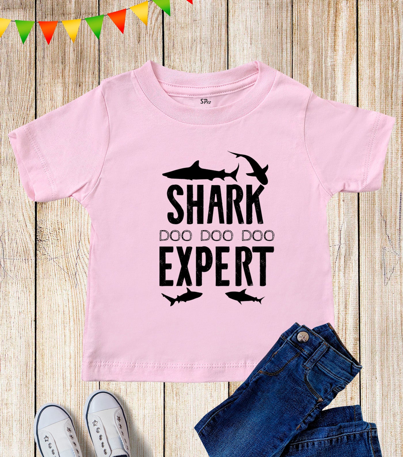 Shark Expert Funny Slogan Kids t Shirt