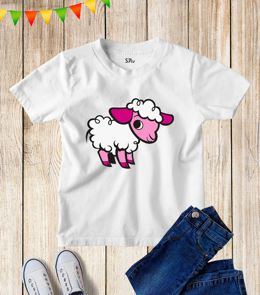 Funny Sheep Dubbing Animal Kids T Shirt