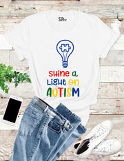 Shine A Light On Autism T Shirt