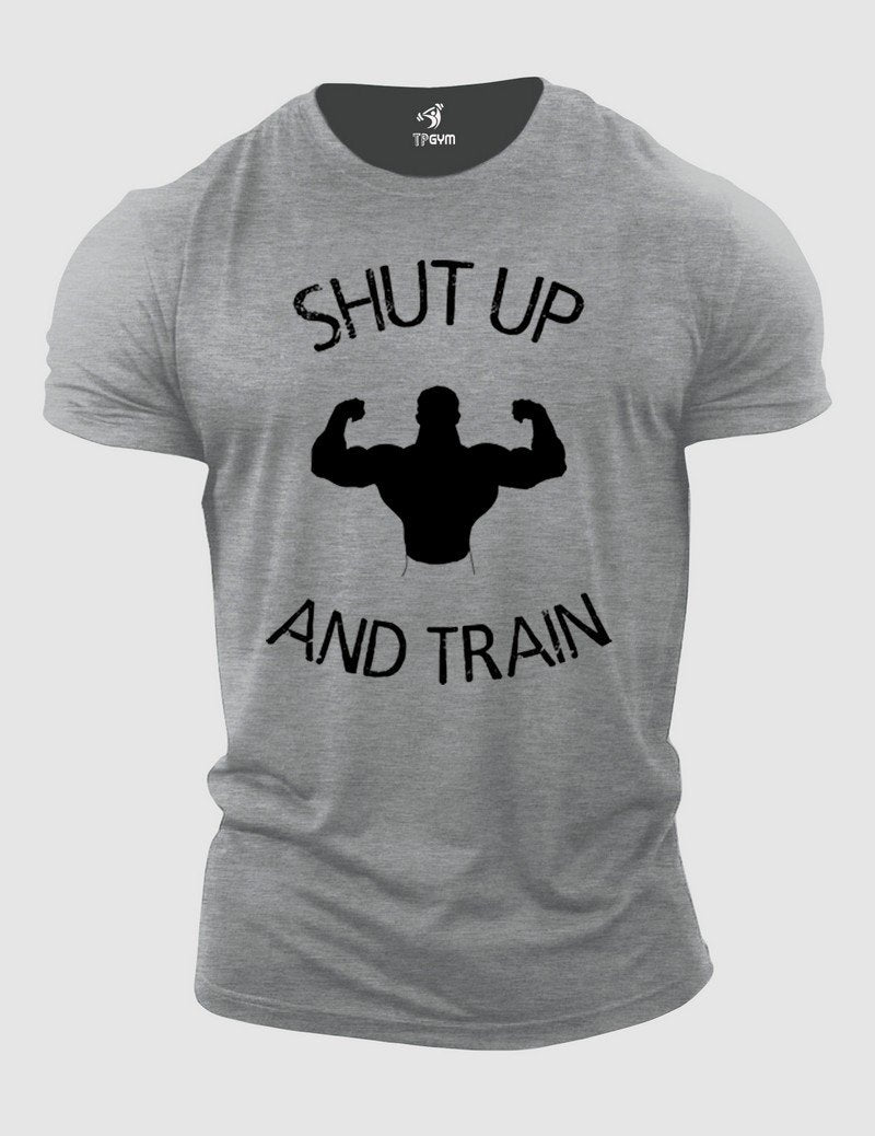 Shut up And Train Crossfit T Shirt