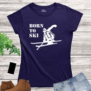 Ski Graphic Sports Women T Shirt