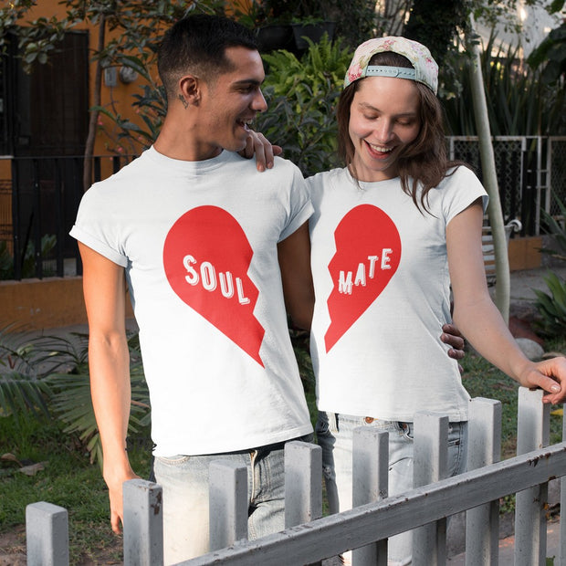 Soul Mate Heart Love Couple T Shirt