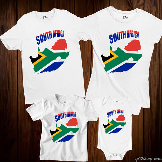 South Africa Flag T Shirt Olympics FIFA World Cup Country Flag Tee Shirt