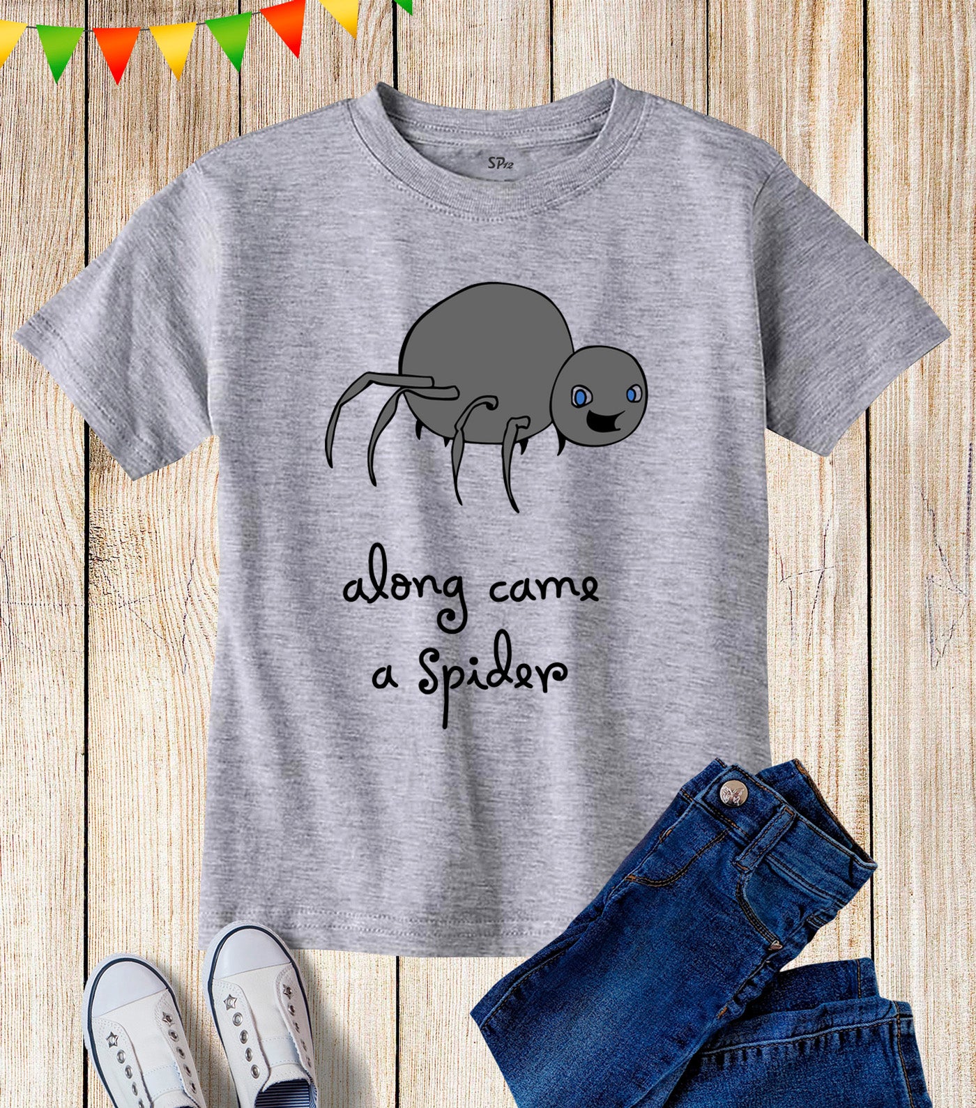 Kids Incy Wincy Nursery Rhymes Spider T Shirt