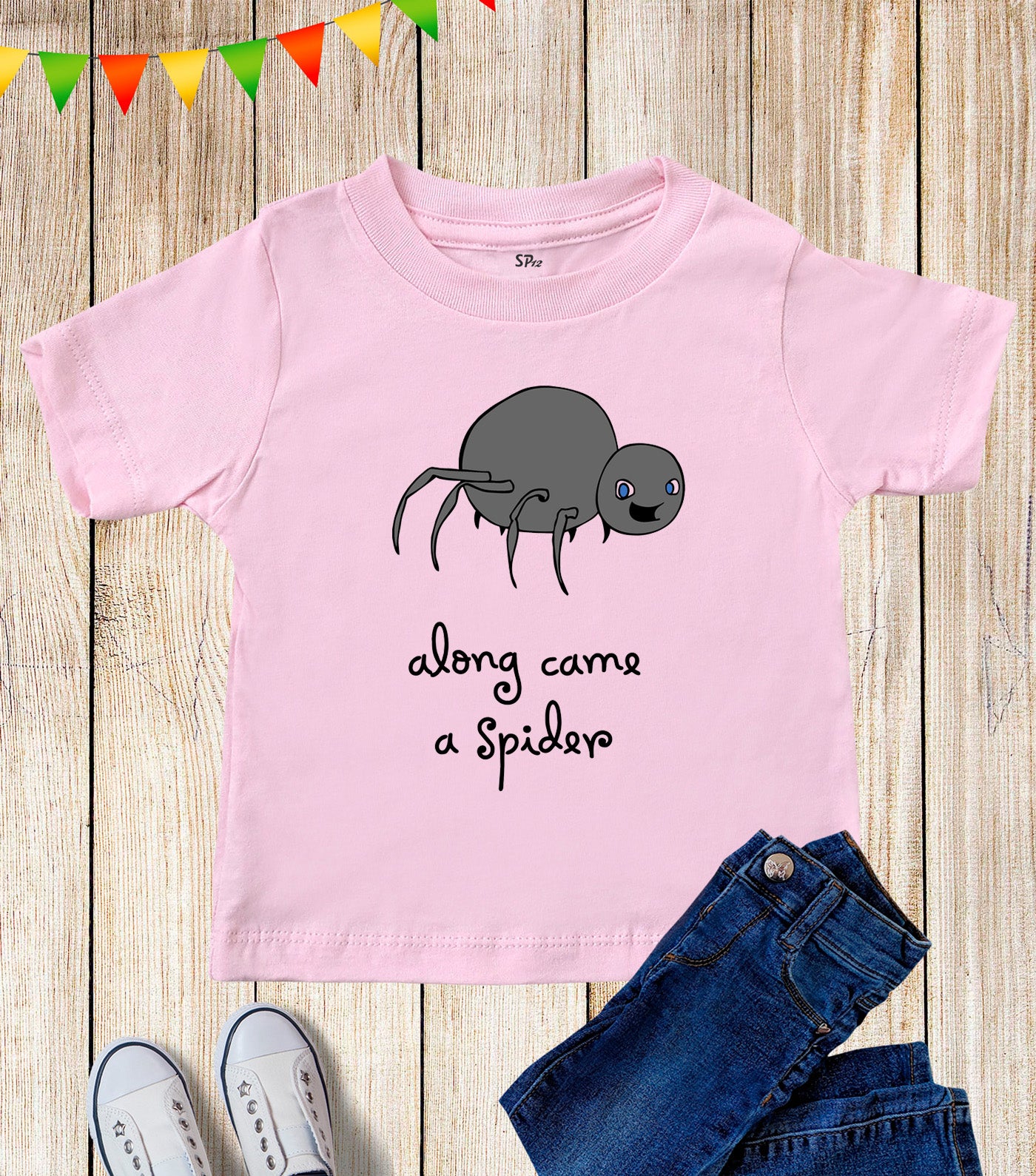 Kids Incy Wincy Nursery Rhymes Spider T Shirt