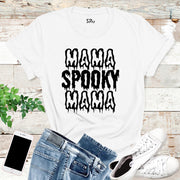 Spooky Mama T Shirt Halloween Gifts