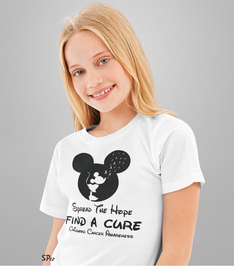 Spread The Hope Find A Cure Children Awareness Kids T Shirt