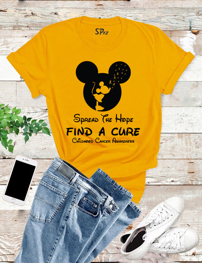 Spread The Hope Find A Cure Children Awareness T Shirt