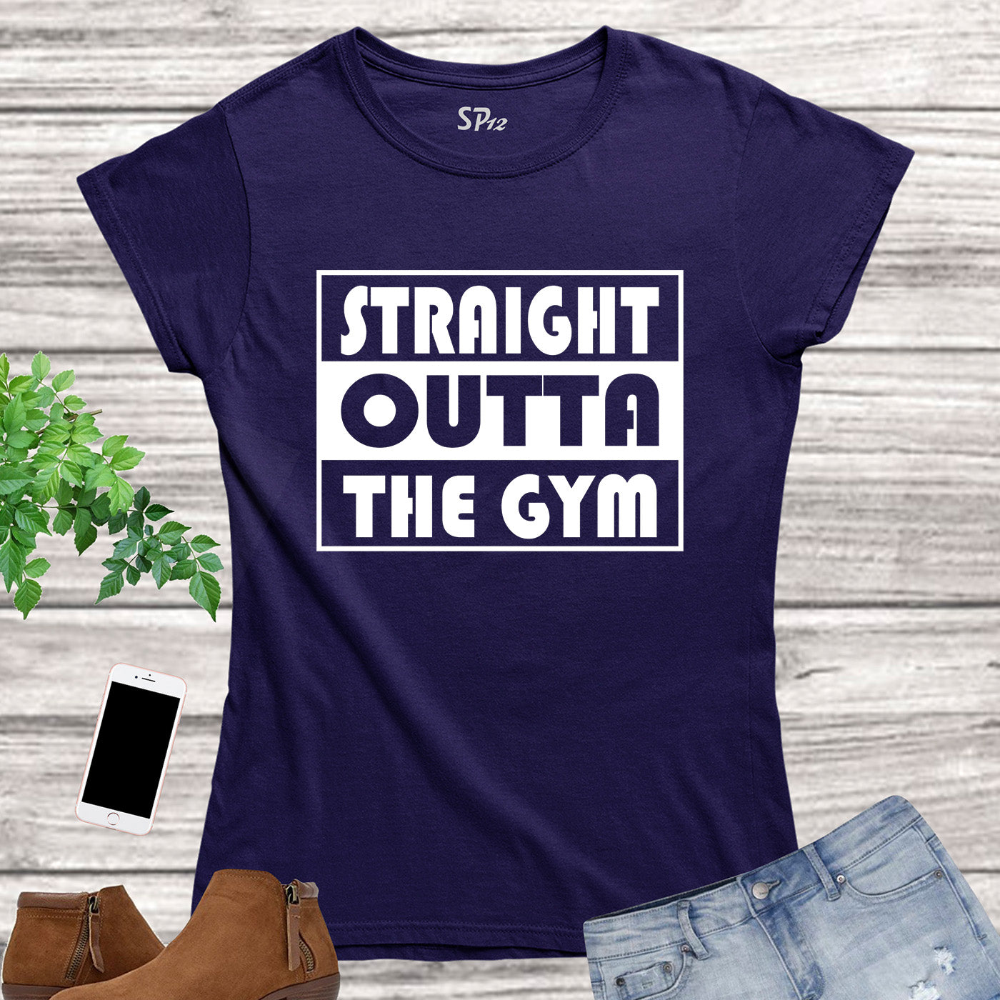 Straight Outta The Gym Crossfit Women T Shirt