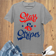 Stars and Stripes Freedom 4th of July American Flag Independence Day T Shirt