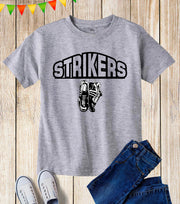 Kids Football Soccer Game Footballer Strikers T Shirt