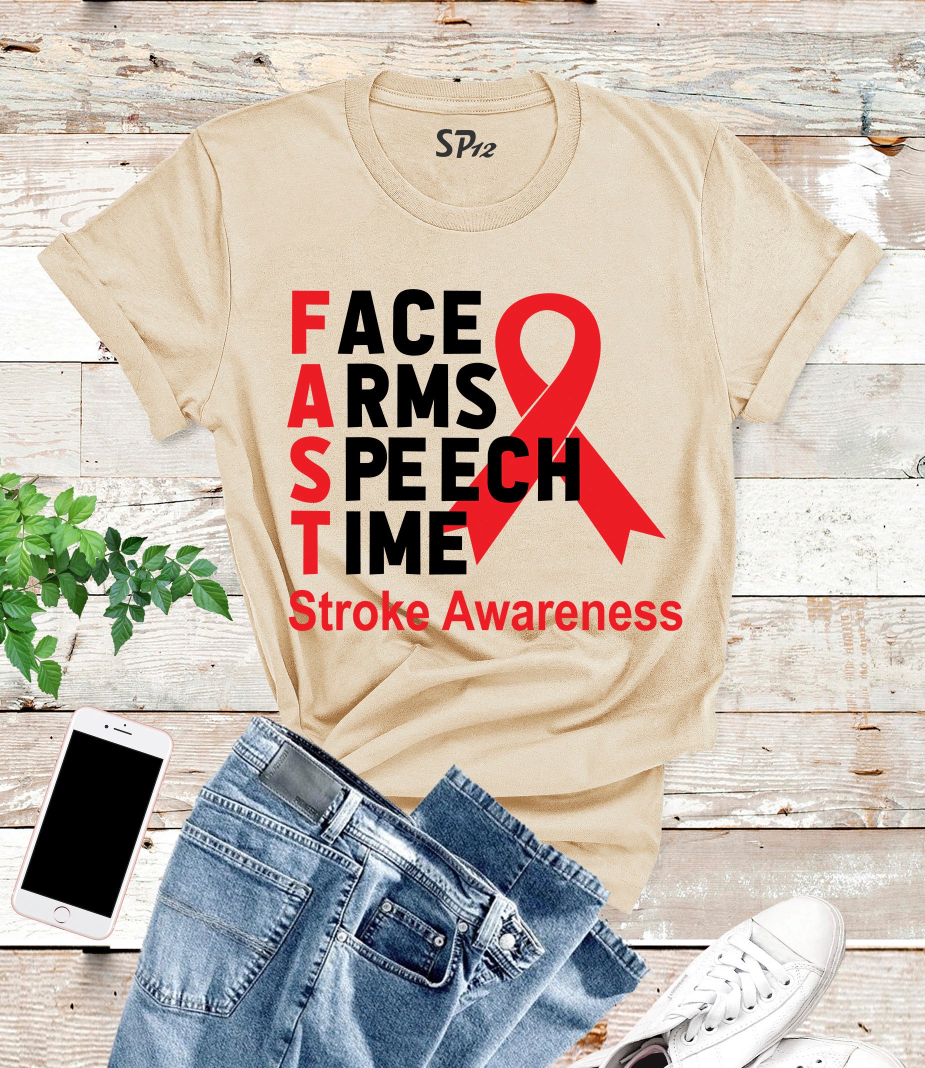 Stroke Awareness Fast T Shirt