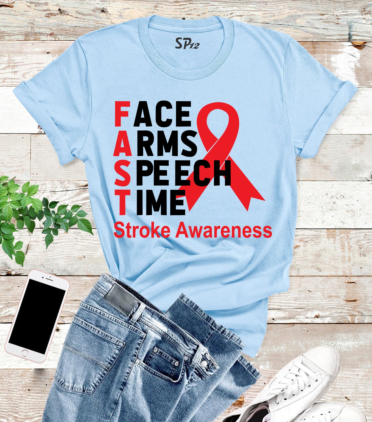 Stroke Awareness Fast T Shirt