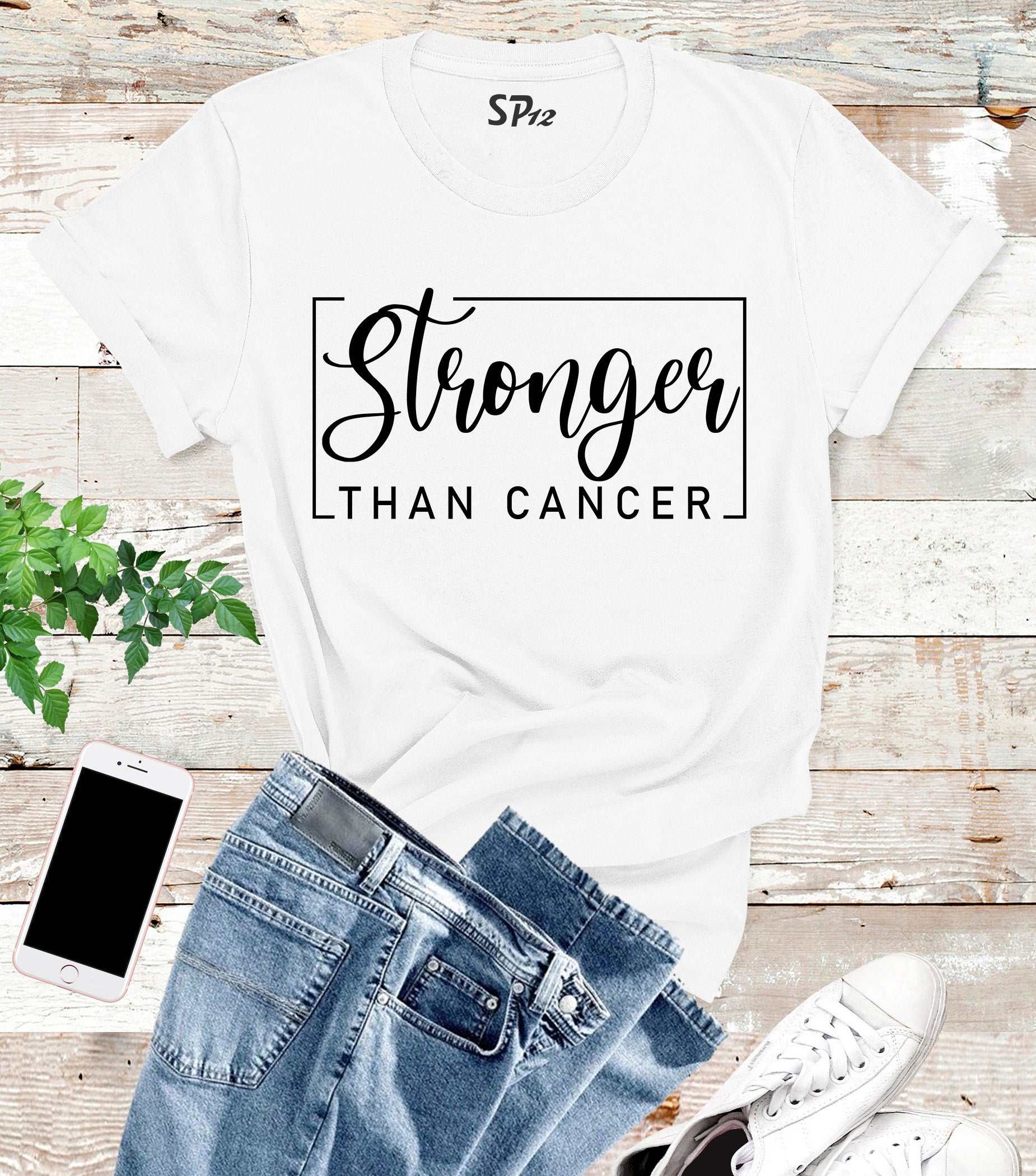 Stronger Than Cancer Awareness T Shirt