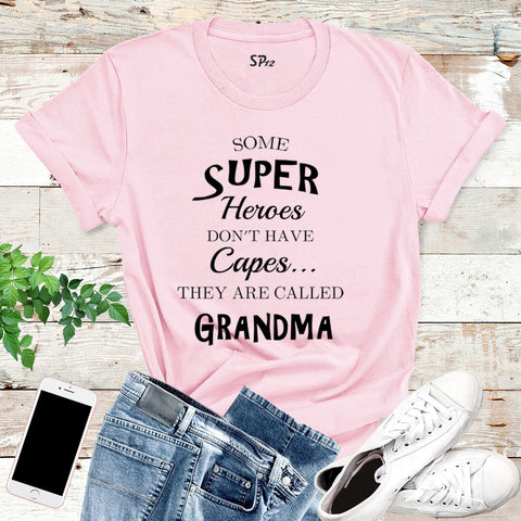 Super Heroes Grandma T Shirt