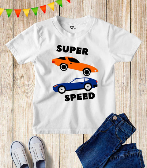 Super Speed car Kids T Shirt