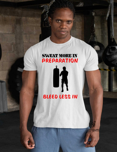 Sweat More In Preparation Boxer T Shirt