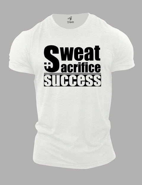 Sweat Sacrifice Success Crossfit T Shirt