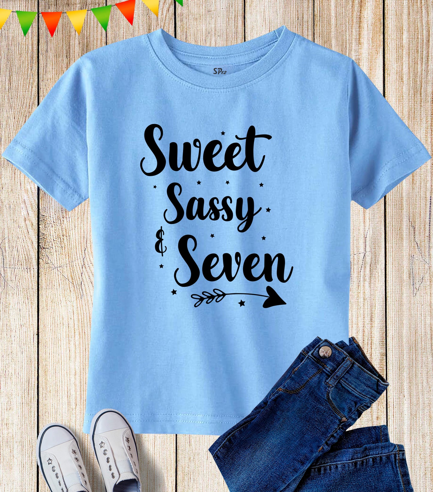 Sweet Sassy Seven Birthday T Shirt