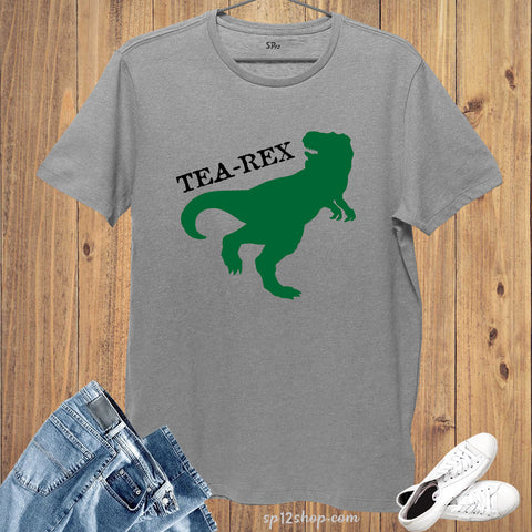 Tea Rex Animal Lover Graphic t Shirt