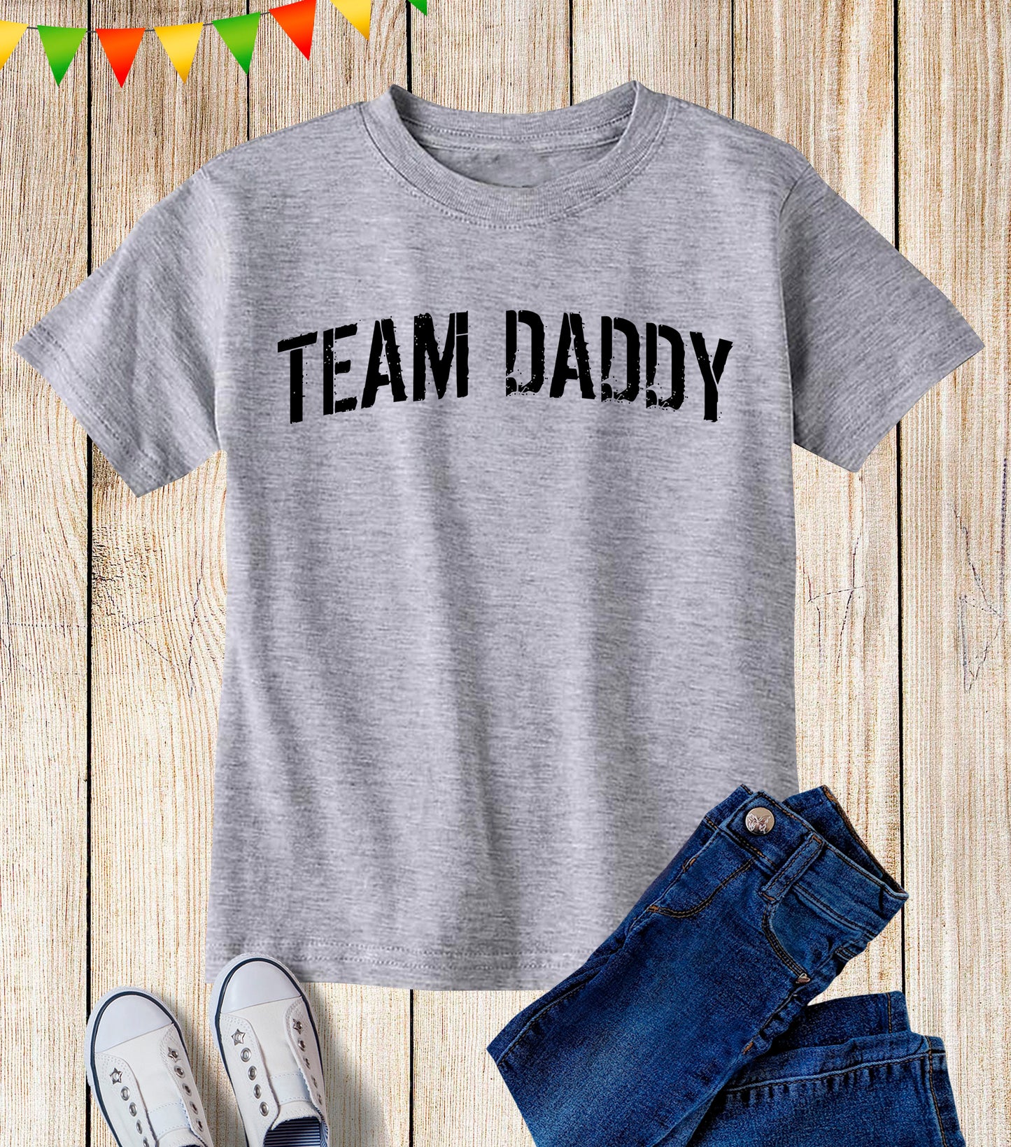 Team Daddy Kids T Shirt