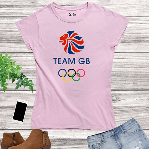 Team GB British UK Great Britain Women T Shirt
