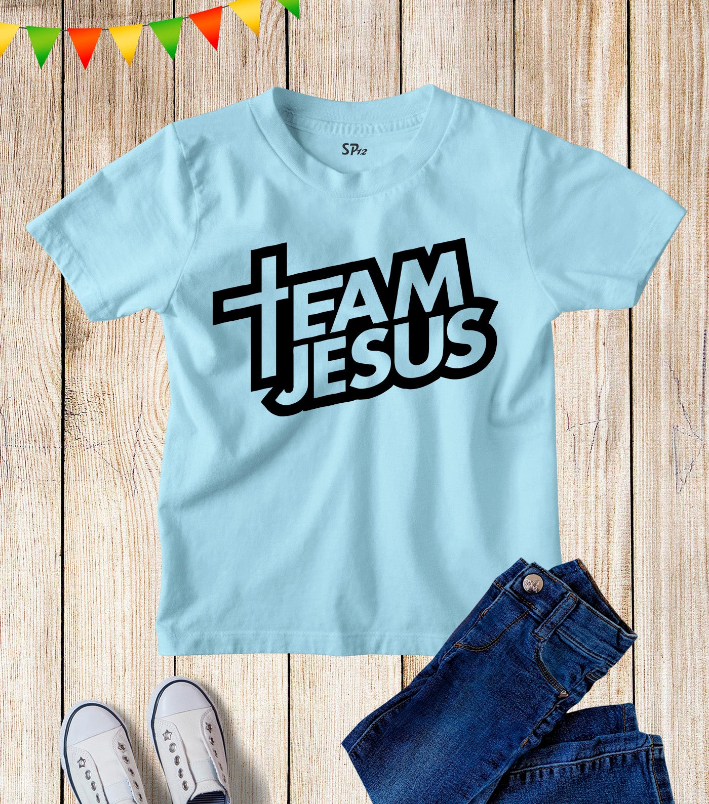 Kids Christian Team Jesus Church Gospel T Shirt
