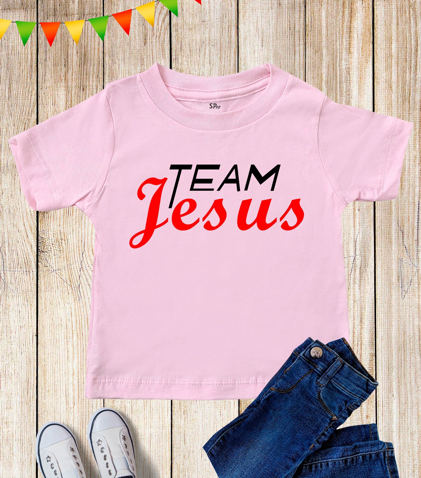 Kids Team Jesus Christian Youth Club Church T Shirt