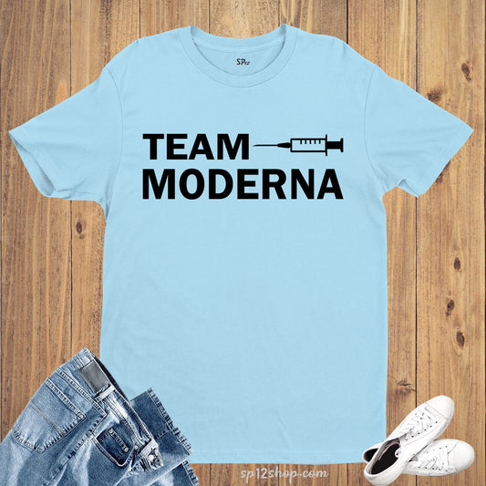 Team Moderna Vaccination T Shirt