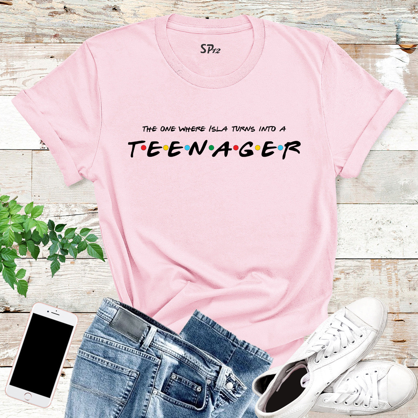 Teenager Personalised Birthday Shirt