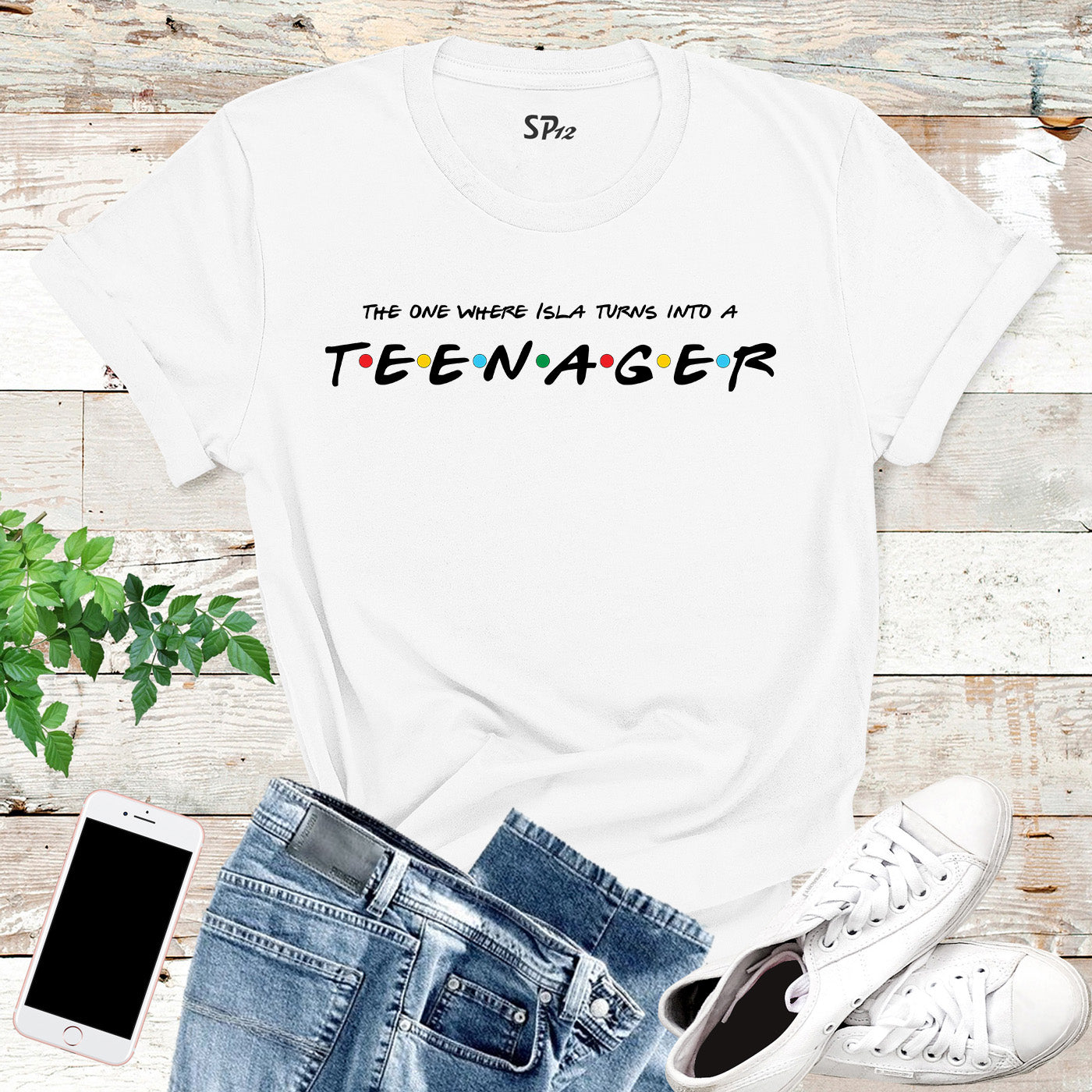 Teenager Personalised Birthday Shirt