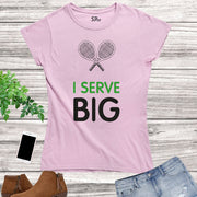 Tennis Court Sports Women T Shirt