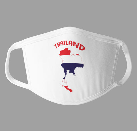 Thailand Flag Face Mask Cover Patriotic Facemask Covering