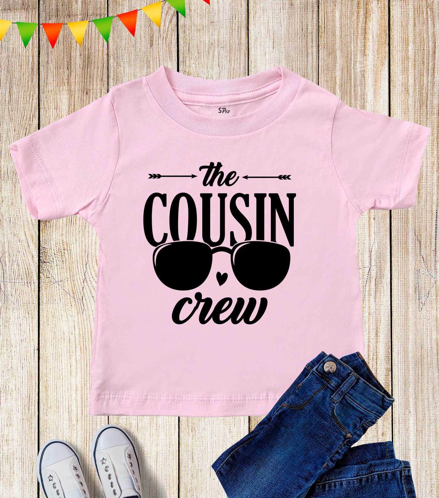 The Cousin Crew Kids T Shirt Sibling Gift Baby Announcement Childrens Tee