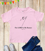 Kids The Lord Is My Banner Bible Verse Christian T Shirt
