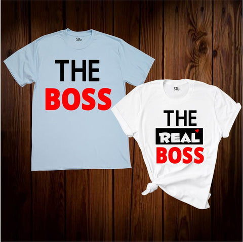 The Real Boss Matching T Shirt