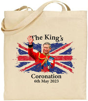 King Charles III Coronation Day Union Flag 6th May 2023 Tote Bag
