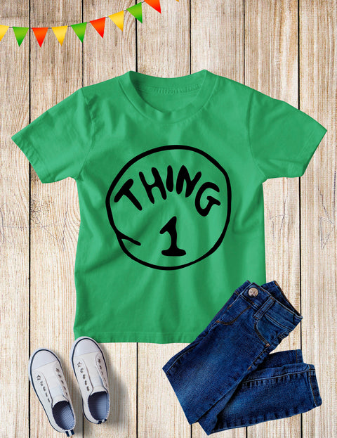 Thing 1 World Book Day Kids T Shirt