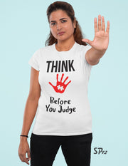 Think Before You Judge Autism T Shirt
