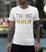 Think Gold Awareness Autism T Shirt