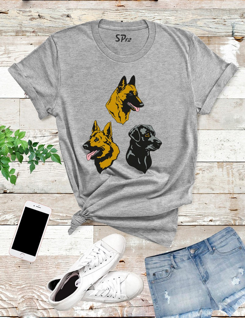 Three Headed Dog T Shirt