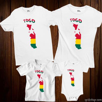 Togo Flag T Shirt Olympics FIFA World Cup Country Flag Tee Shirt