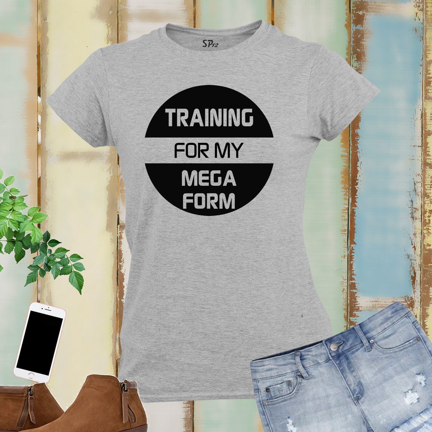 Training for My Mega Form Fitness Women T Shirt