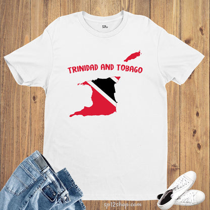 Trinidad and Tobago Flag T Shirt Olympics FIFA World Cup Country Flag Tee Shirt